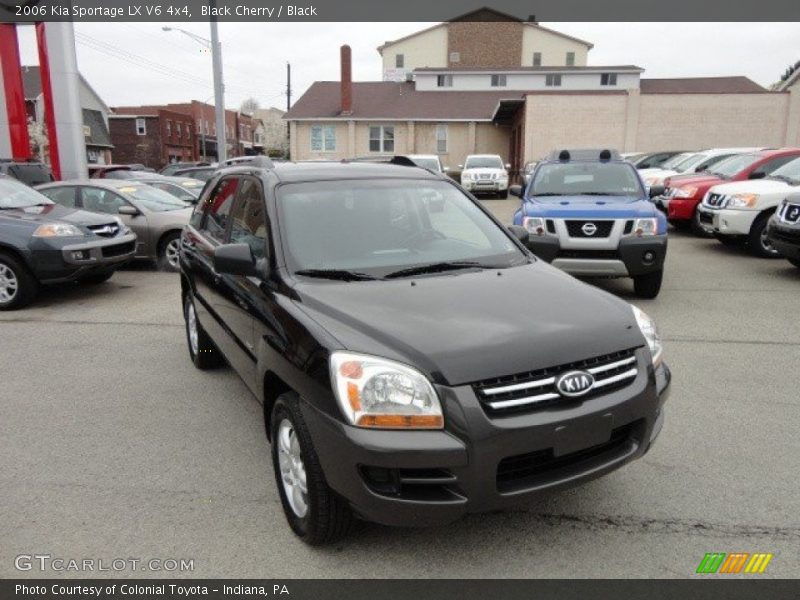Black Cherry / Black 2006 Kia Sportage LX V6 4x4