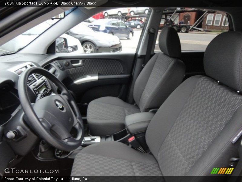 Black Cherry / Black 2006 Kia Sportage LX V6 4x4