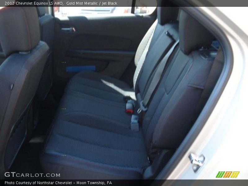 Gold Mist Metallic / Jet Black 2012 Chevrolet Equinox LS AWD