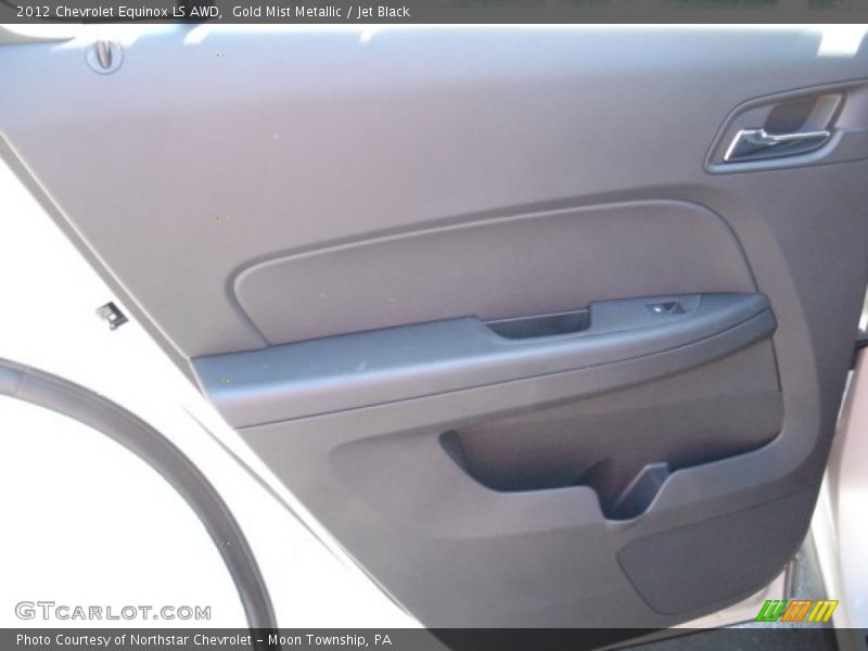 Gold Mist Metallic / Jet Black 2012 Chevrolet Equinox LS AWD