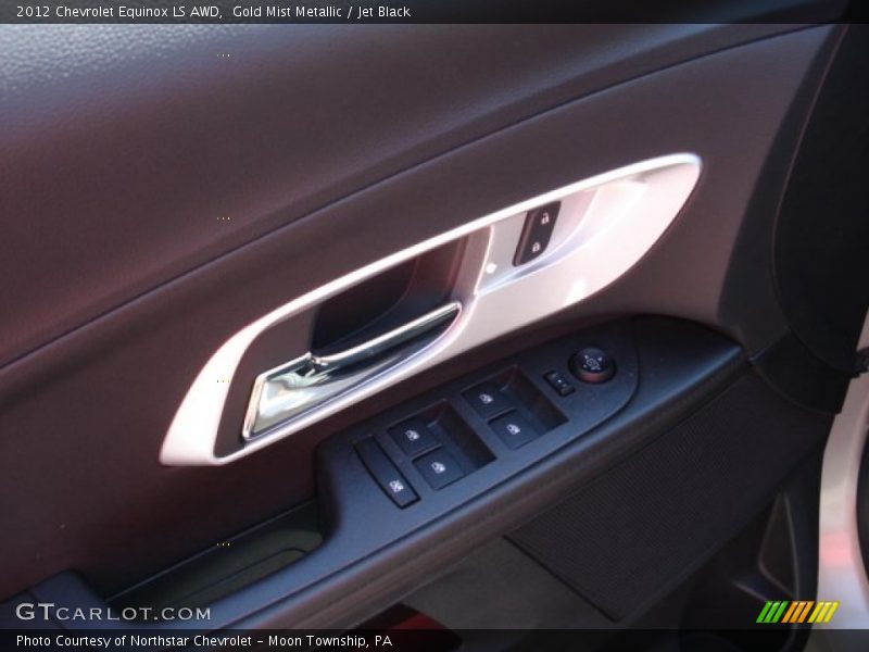 Gold Mist Metallic / Jet Black 2012 Chevrolet Equinox LS AWD