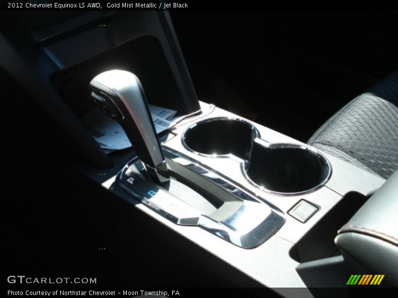 Gold Mist Metallic / Jet Black 2012 Chevrolet Equinox LS AWD