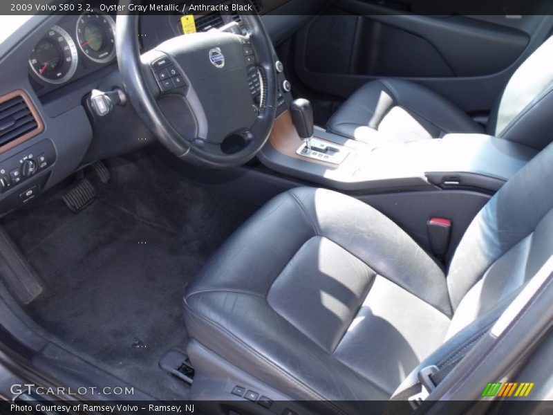 Oyster Gray Metallic / Anthracite Black 2009 Volvo S80 3.2
