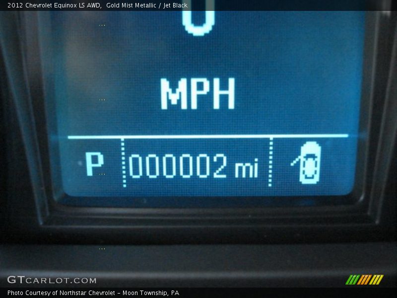 Gold Mist Metallic / Jet Black 2012 Chevrolet Equinox LS AWD