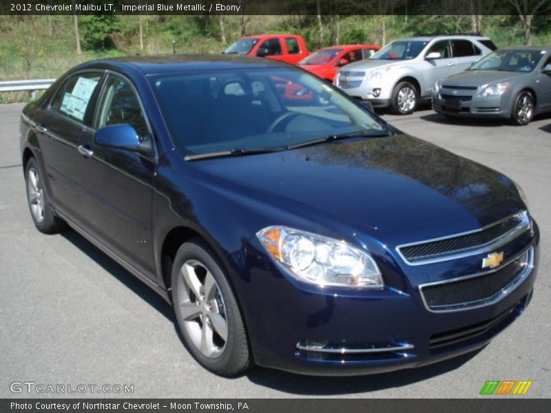 Imperial Blue Metallic / Ebony 2012 Chevrolet Malibu LT