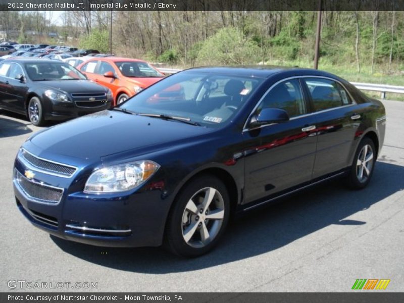 Imperial Blue Metallic / Ebony 2012 Chevrolet Malibu LT