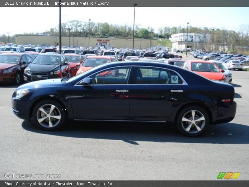 Imperial Blue Metallic / Ebony 2012 Chevrolet Malibu LT