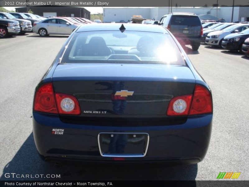 Imperial Blue Metallic / Ebony 2012 Chevrolet Malibu LT