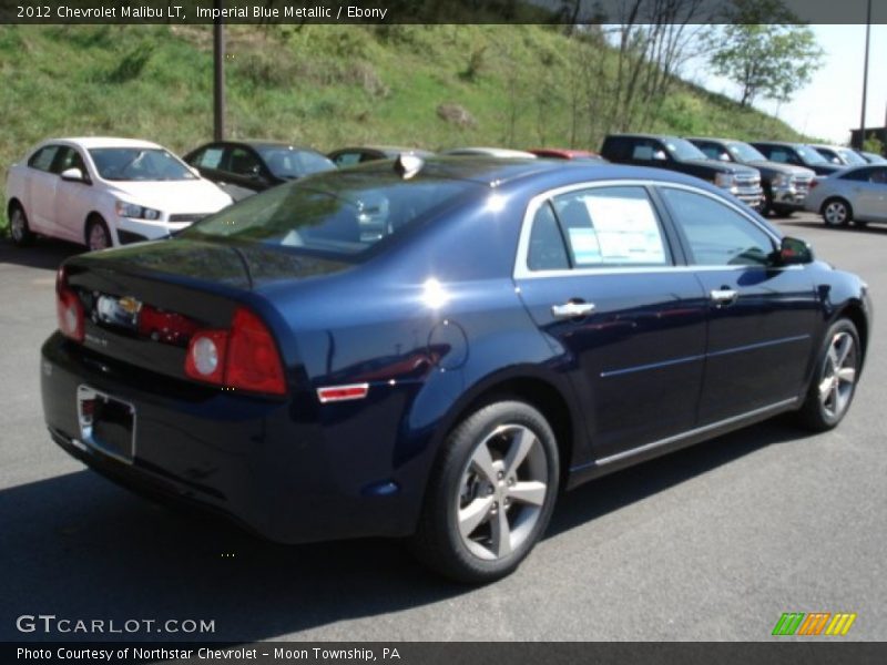 Imperial Blue Metallic / Ebony 2012 Chevrolet Malibu LT