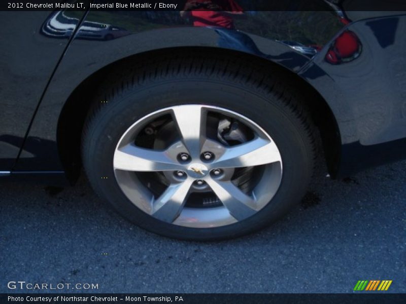 Imperial Blue Metallic / Ebony 2012 Chevrolet Malibu LT