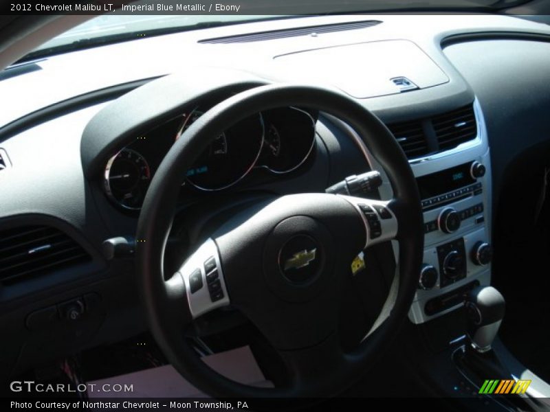 Imperial Blue Metallic / Ebony 2012 Chevrolet Malibu LT
