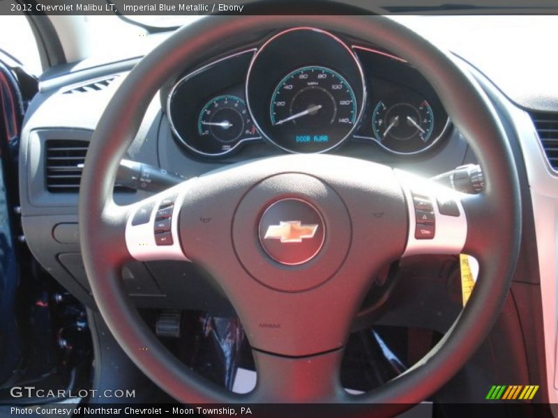 Imperial Blue Metallic / Ebony 2012 Chevrolet Malibu LT