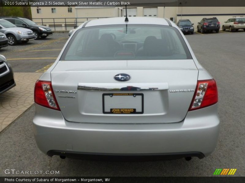 Spark Silver Metallic / Carbon Black 2010 Subaru Impreza 2.5i Sedan