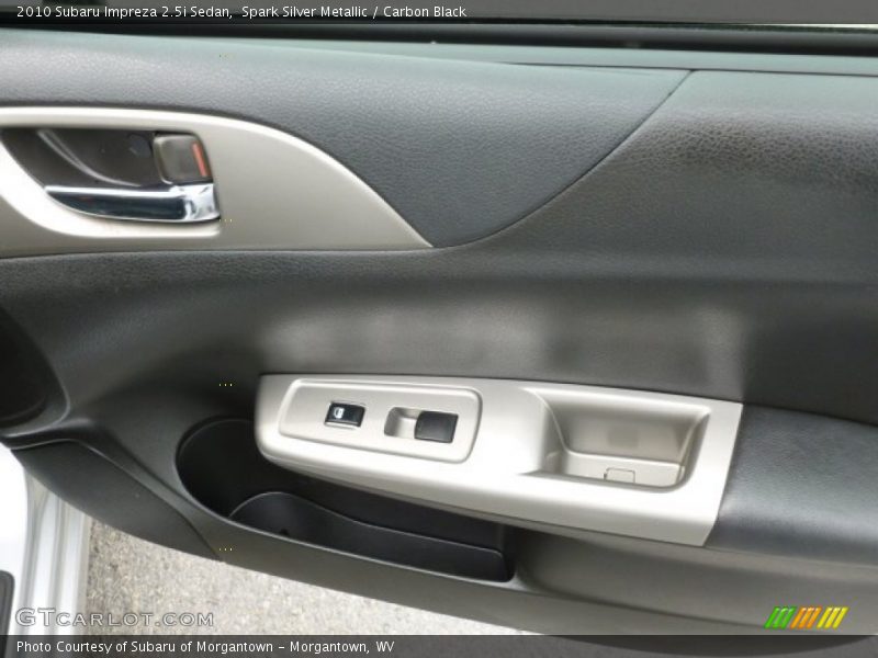 Spark Silver Metallic / Carbon Black 2010 Subaru Impreza 2.5i Sedan