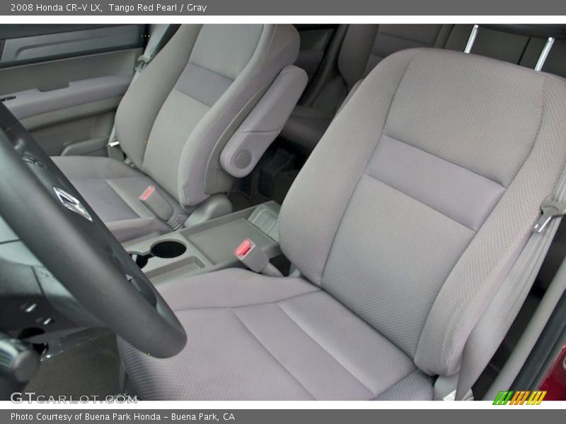 Tango Red Pearl / Gray 2008 Honda CR-V LX