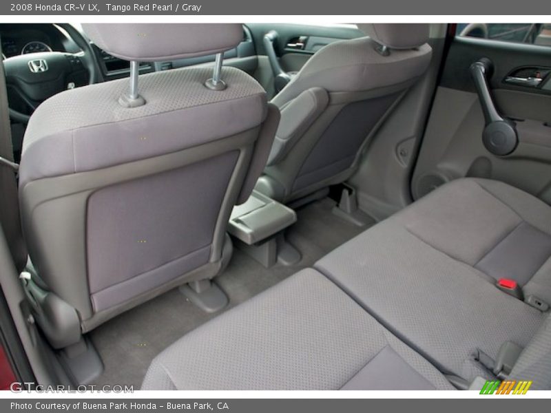 Tango Red Pearl / Gray 2008 Honda CR-V LX