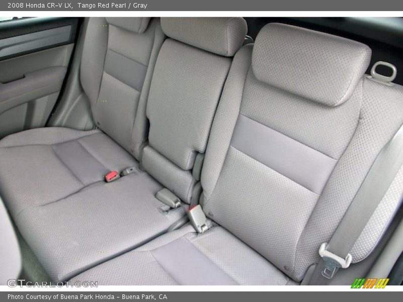 Tango Red Pearl / Gray 2008 Honda CR-V LX