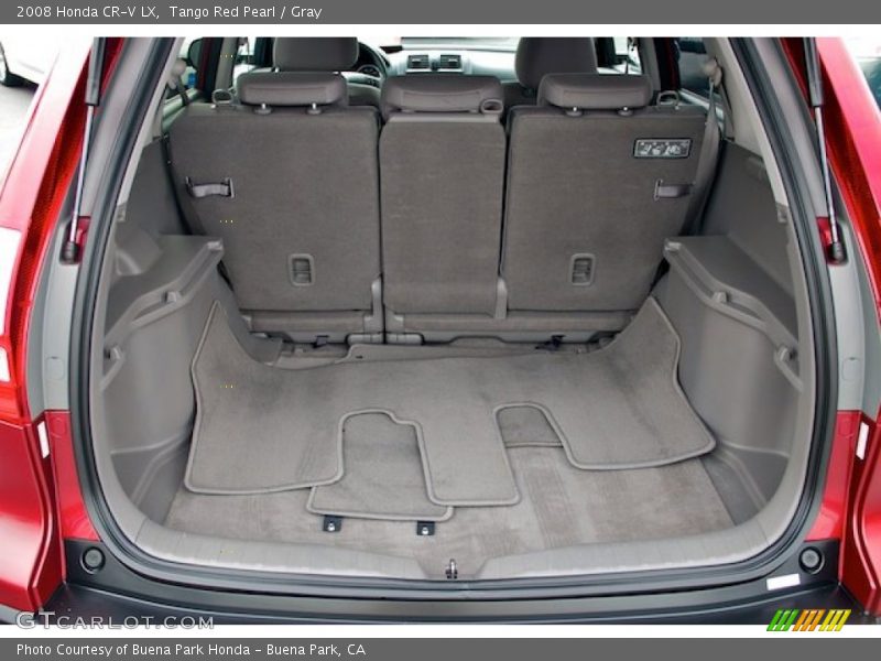Tango Red Pearl / Gray 2008 Honda CR-V LX