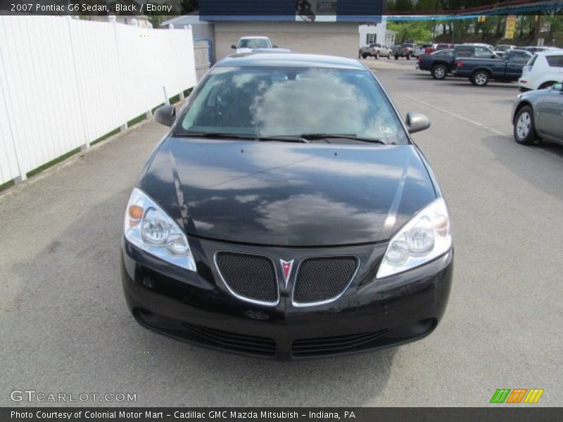 Black / Ebony 2007 Pontiac G6 Sedan