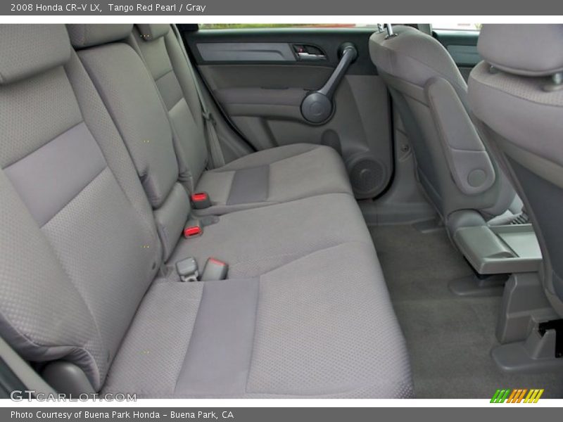 Tango Red Pearl / Gray 2008 Honda CR-V LX
