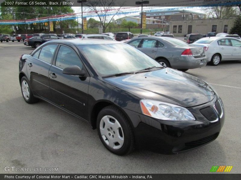 Black / Ebony 2007 Pontiac G6 Sedan