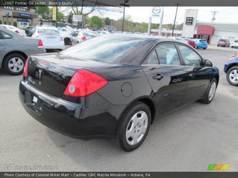 Black / Ebony 2007 Pontiac G6 Sedan
