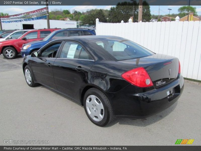 Black / Ebony 2007 Pontiac G6 Sedan