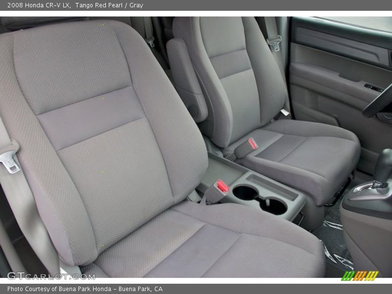 Tango Red Pearl / Gray 2008 Honda CR-V LX