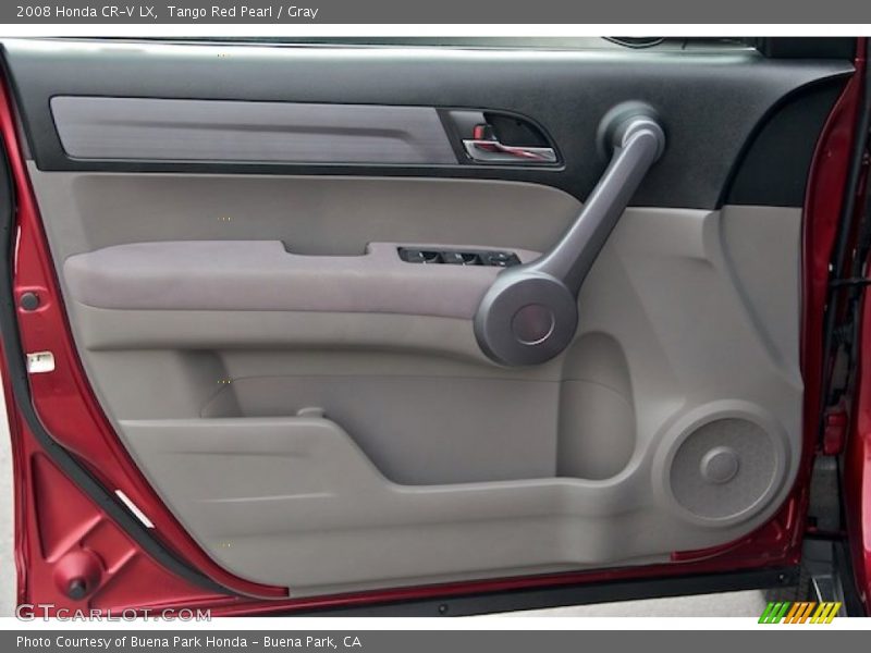 Tango Red Pearl / Gray 2008 Honda CR-V LX