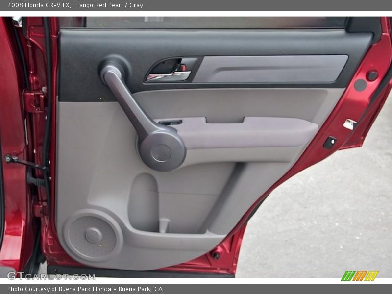 Tango Red Pearl / Gray 2008 Honda CR-V LX