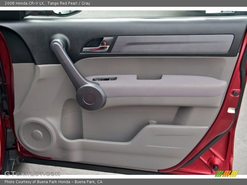 Tango Red Pearl / Gray 2008 Honda CR-V LX