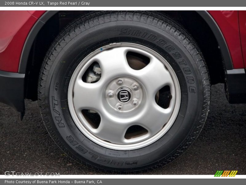 Tango Red Pearl / Gray 2008 Honda CR-V LX
