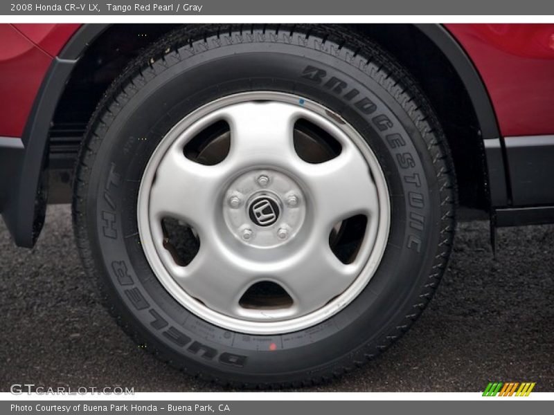 Tango Red Pearl / Gray 2008 Honda CR-V LX