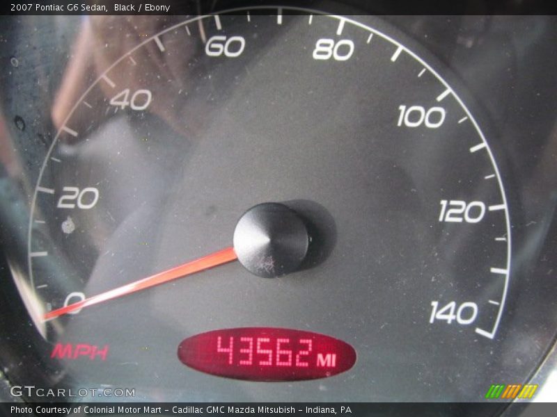 Black / Ebony 2007 Pontiac G6 Sedan