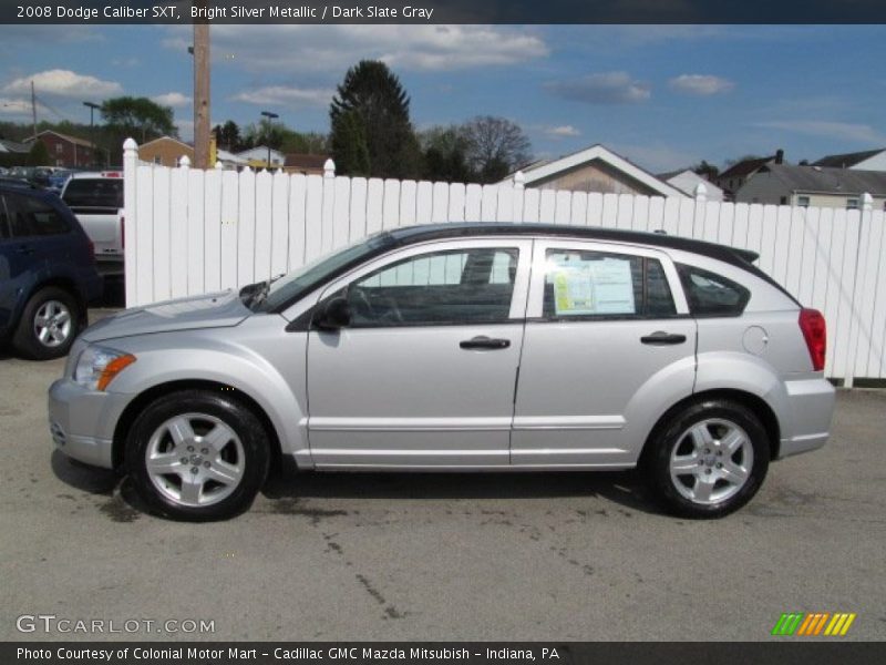 Bright Silver Metallic / Dark Slate Gray 2008 Dodge Caliber SXT