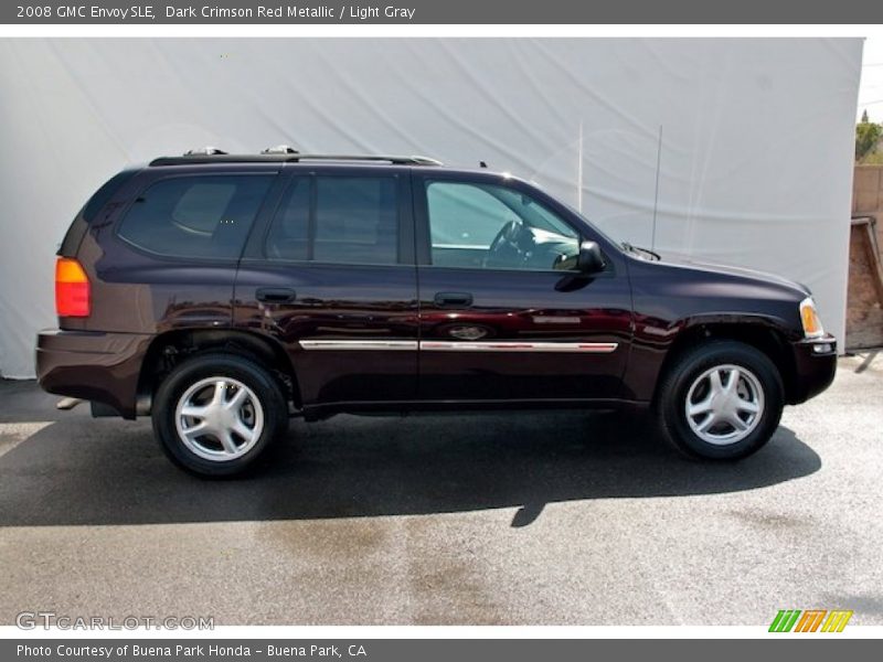 Dark Crimson Red Metallic / Light Gray 2008 GMC Envoy SLE
