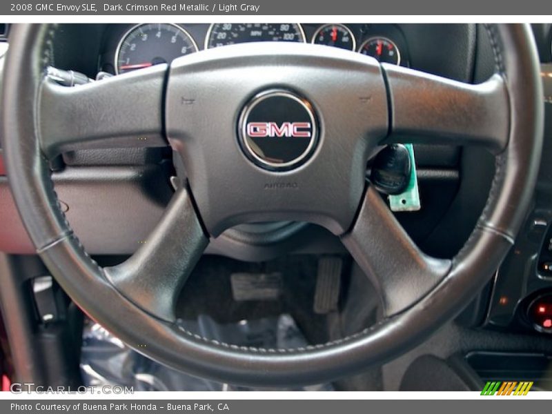 Dark Crimson Red Metallic / Light Gray 2008 GMC Envoy SLE