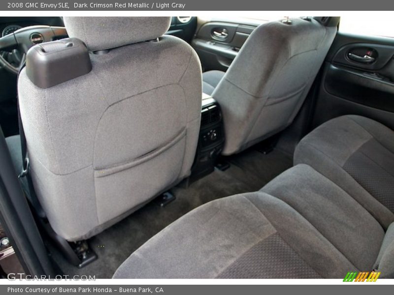 Dark Crimson Red Metallic / Light Gray 2008 GMC Envoy SLE