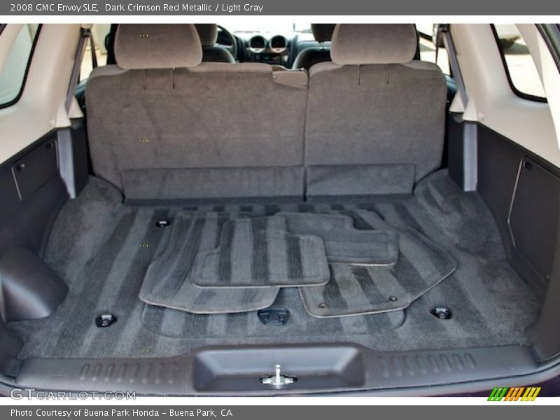 Dark Crimson Red Metallic / Light Gray 2008 GMC Envoy SLE