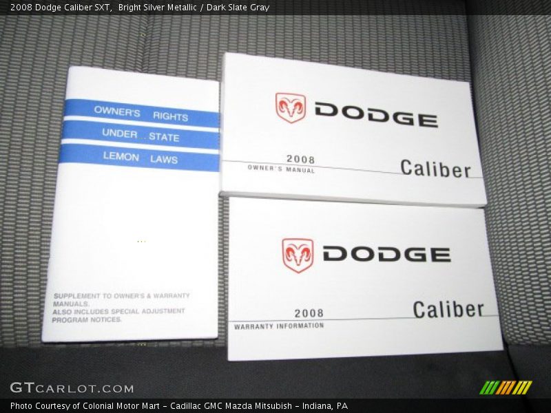 Bright Silver Metallic / Dark Slate Gray 2008 Dodge Caliber SXT