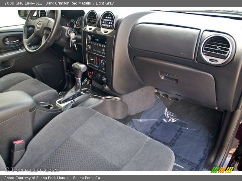 Dark Crimson Red Metallic / Light Gray 2008 GMC Envoy SLE