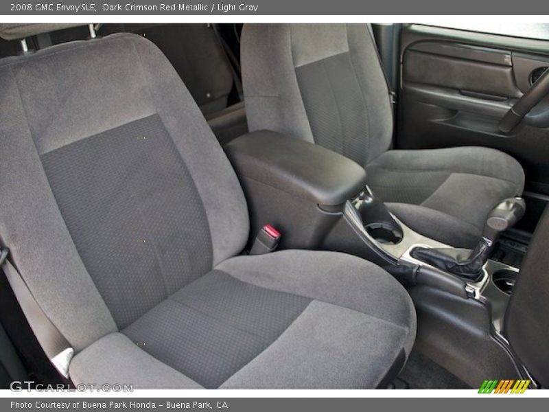 Dark Crimson Red Metallic / Light Gray 2008 GMC Envoy SLE