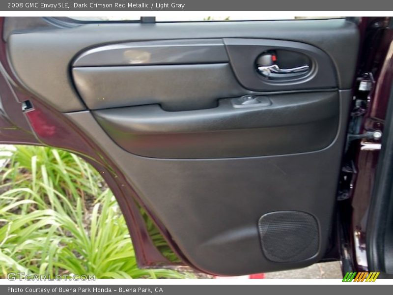 Dark Crimson Red Metallic / Light Gray 2008 GMC Envoy SLE