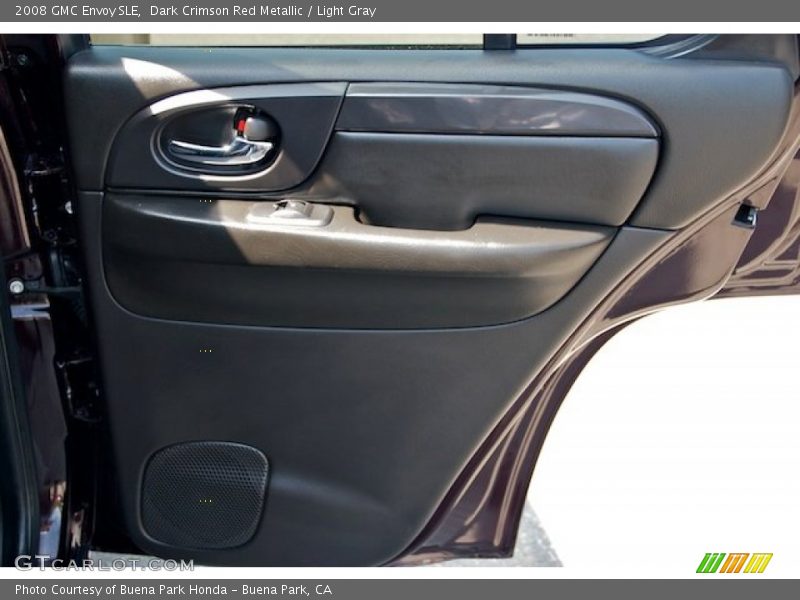Dark Crimson Red Metallic / Light Gray 2008 GMC Envoy SLE