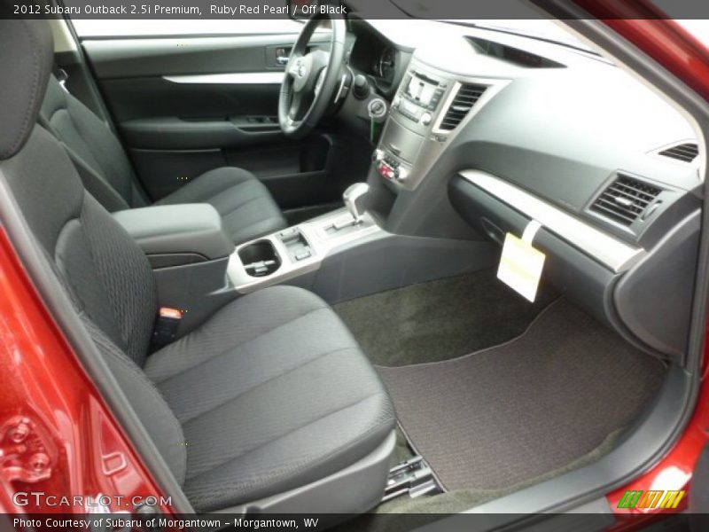 Ruby Red Pearl / Off Black 2012 Subaru Outback 2.5i Premium
