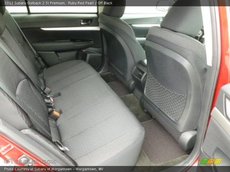 Ruby Red Pearl / Off Black 2012 Subaru Outback 2.5i Premium