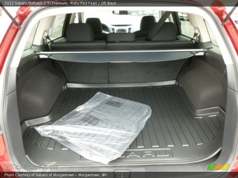 Ruby Red Pearl / Off Black 2012 Subaru Outback 2.5i Premium