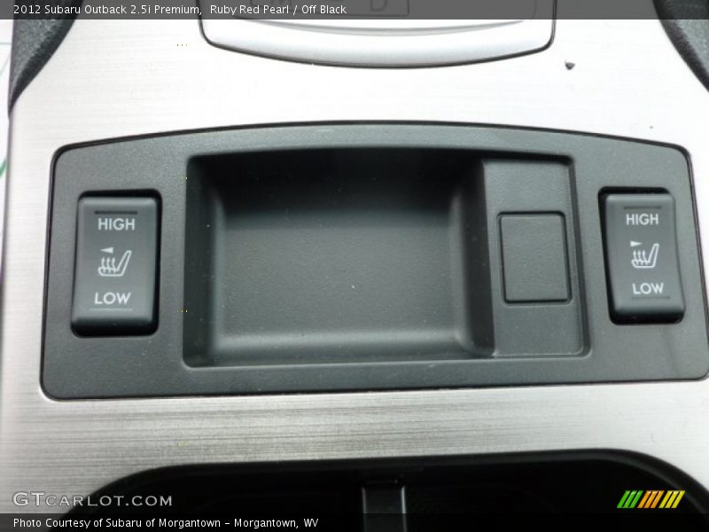 Ruby Red Pearl / Off Black 2012 Subaru Outback 2.5i Premium