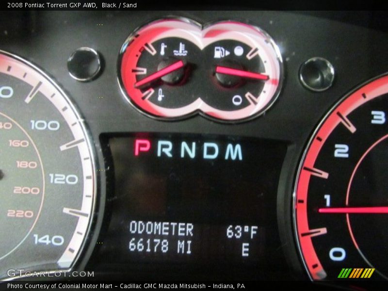 Black / Sand 2008 Pontiac Torrent GXP AWD