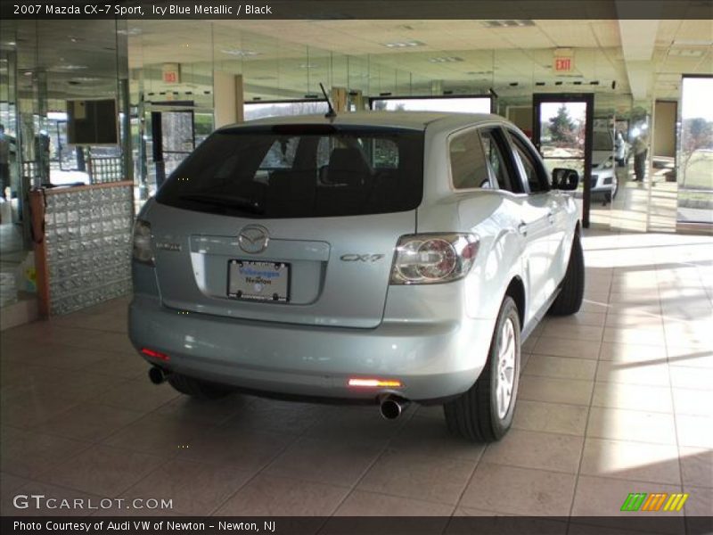 Icy Blue Metallic / Black 2007 Mazda CX-7 Sport
